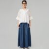 51B522B702868EAC80AF84C26F841B5B_ LES JOLIES NANAS Camicia crop semi trasparente