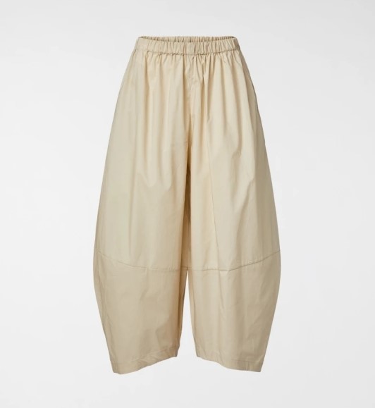 54CE9F5A9CF5BC5B04FC708EB5551167_ LES JOLIES NANAS Pantalone ovetto in cotone beige