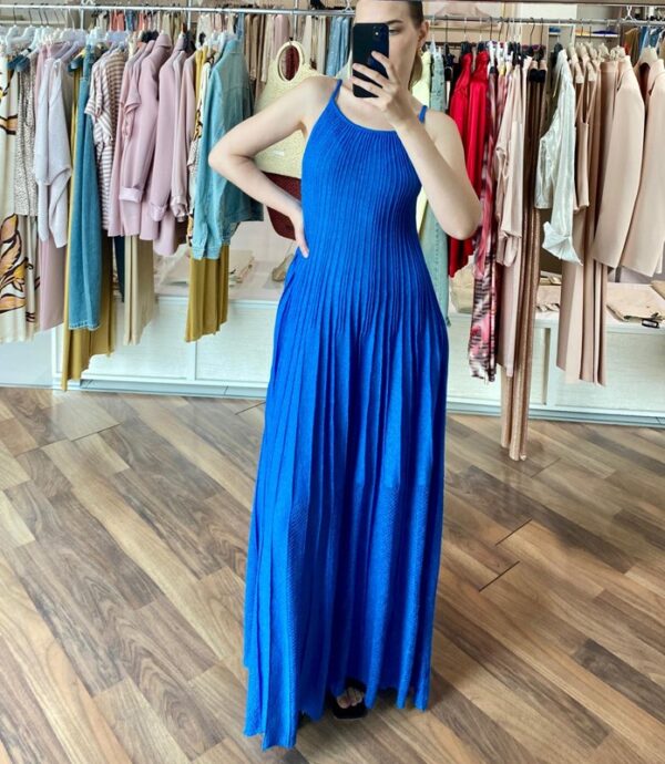 AGGÉL Abito maxi in lurex