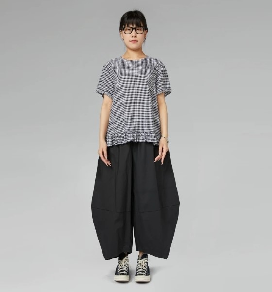 E8DCE41564F47D1C1DDFFD342B09EC8E_ LES JOLIES NANAS Pantalone ovetto in cotone beige