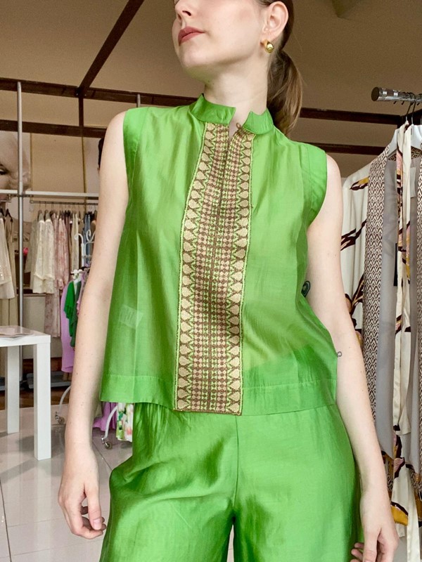 AGGÉL Blusa con ricamo