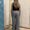 PHILIA LOFT Pantalone a palazzo spigato con cintura