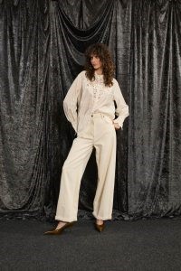 SOUVENIR Camicia con ricamo sul davanti e nei polsi