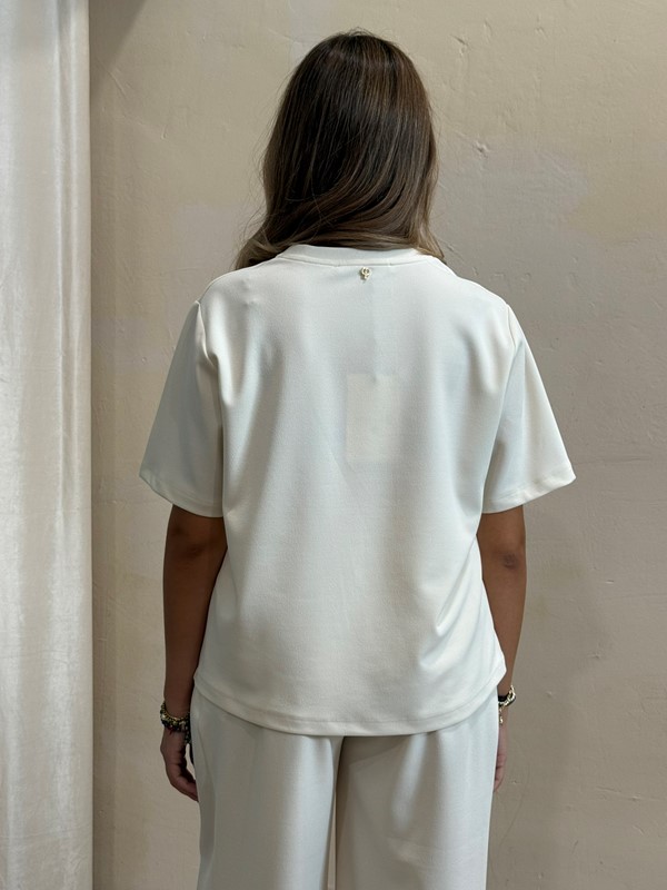 PHILIA LOFT T-shirt m/m leggermente svasata