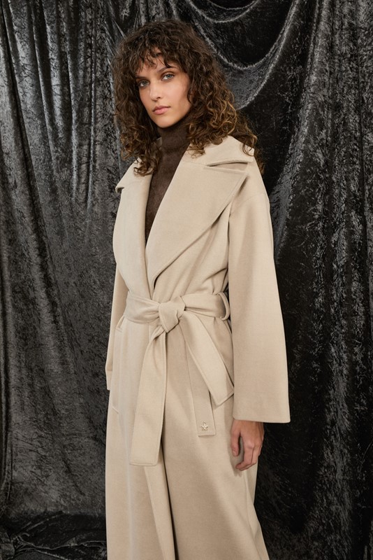 Cappotto donna Souvenir con cintura