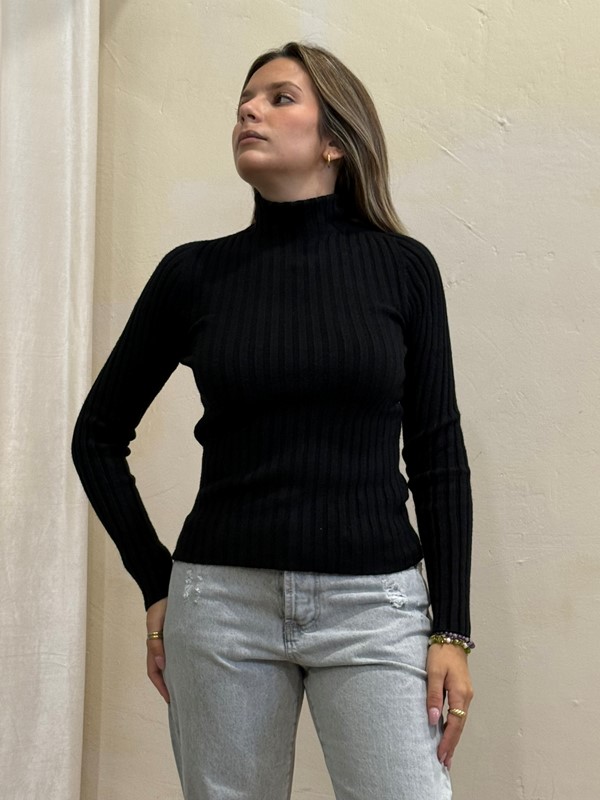 PHILIA LOFT Maglia a coste a lupetto