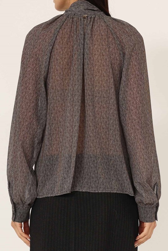 PHILIA LOFT Camicia con fiocco