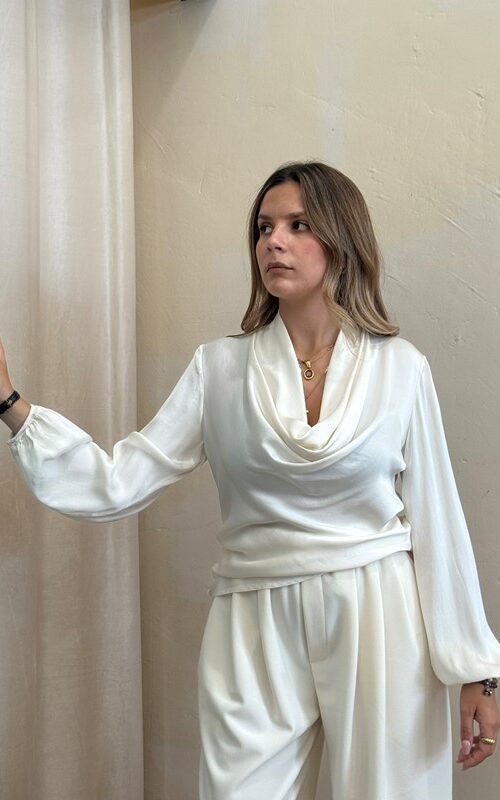 blusa PHILIA LOFT scollatura morbida