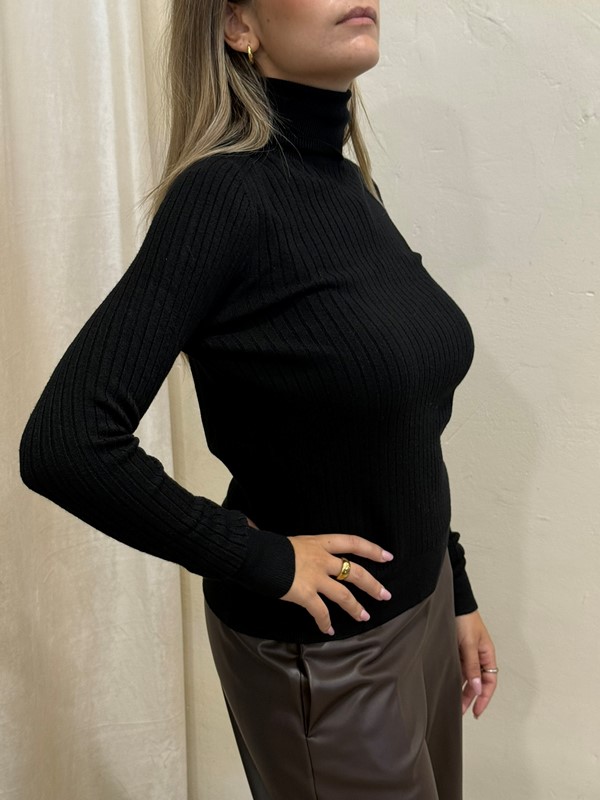 SOUVENIR Maglia collo alto a costine