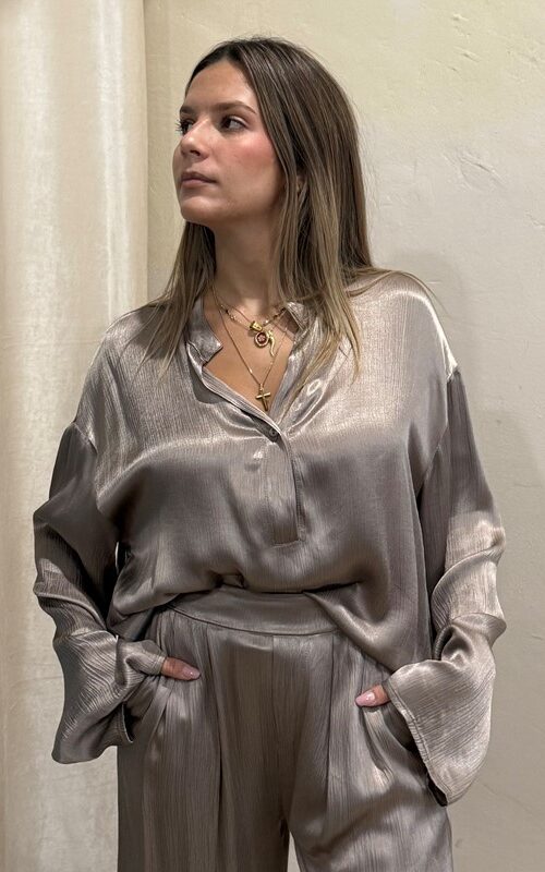 blusa PHILIA LOFT collo coreana