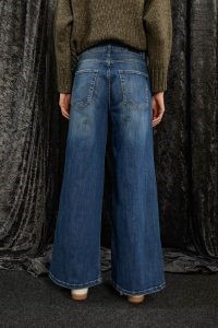 SOUVENIR Jeans a palazzo vita regolare