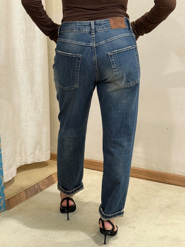 PHILIA LOFT Jeans lavaggio al te' gamba regolare