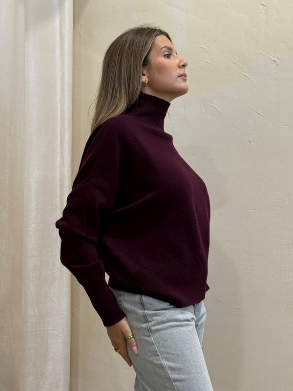 64E27A35C4F4EAF111A01BBAD3BEB30D_ PHILIA LOFT Maglione lupetto over doppia lunghezza