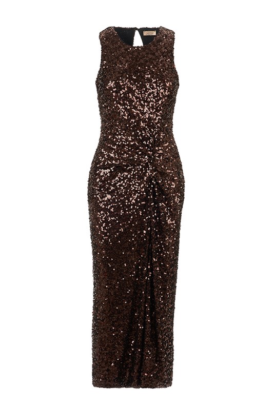 H2O Abito lungo con pailettes
