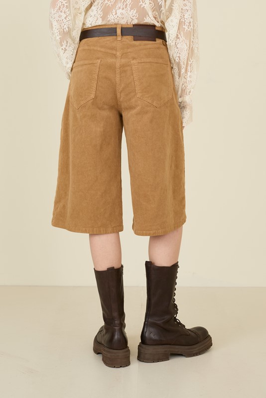 70A0ED86756709EA414670BF13B3761F_ SOUVENIR Bermuda in velluto a coste + cintura