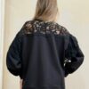 PHILIA LOFT Felpa con pizzo