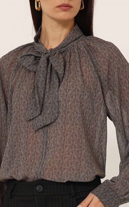 camicia PHILIA LOFT con fiocco