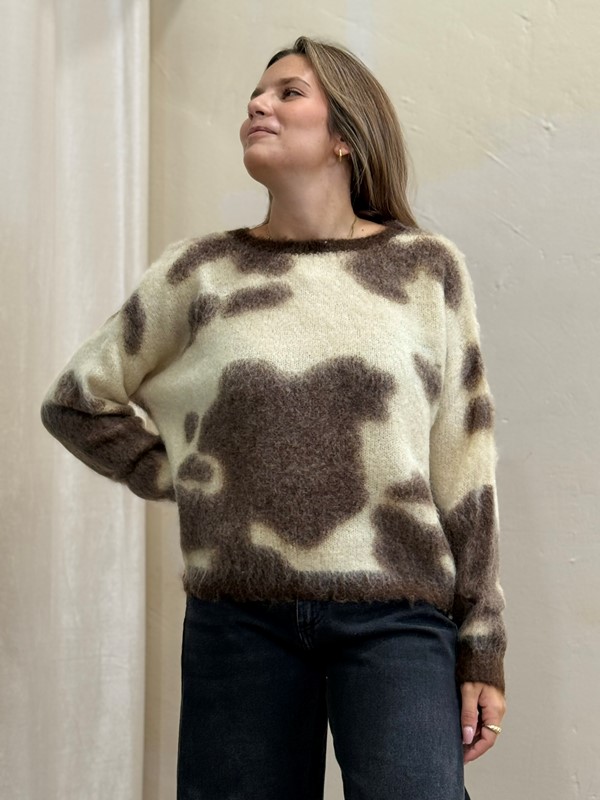 PHILIA LOFT Maglia animalier