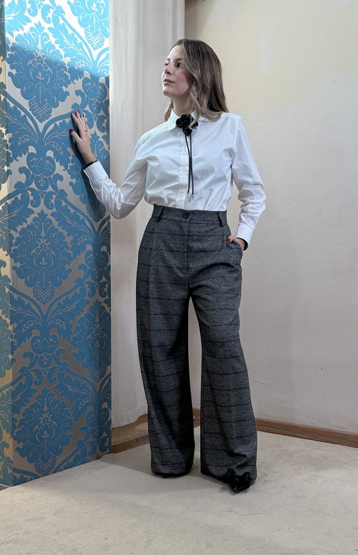 pantalone Spago Donna a quadretti