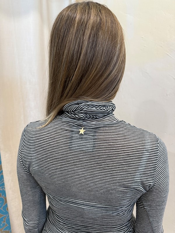 SOUVENIR Maglia collo alto misto cachemire