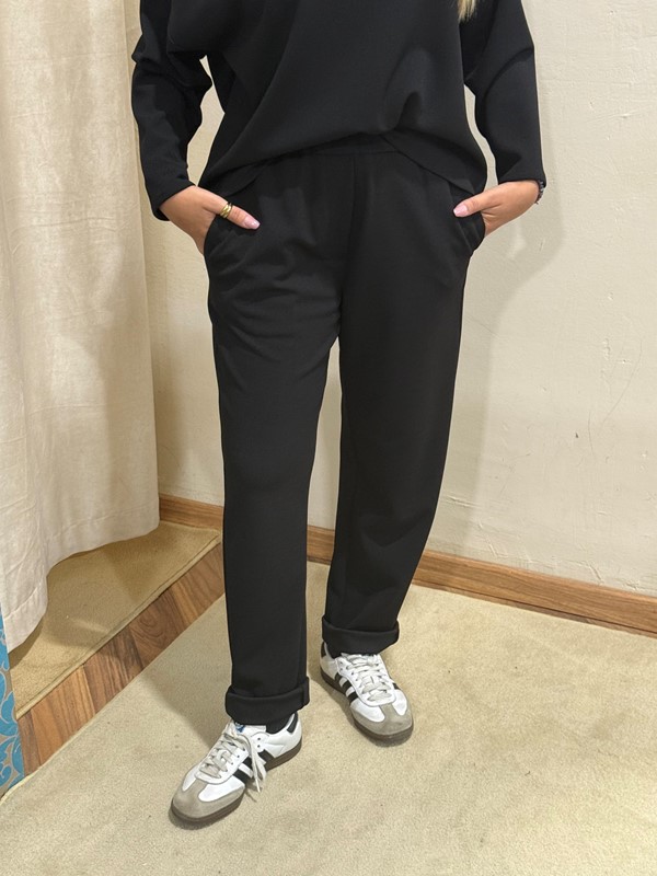 PHILIA LOFT Pantalone a sigaretta con elastico in vita