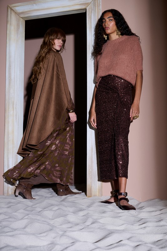 H2O Gonna lunga pailettes