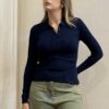 PHILIA LOFT Polo a coste manica lunga
