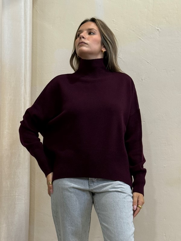 A8CDF2526F0A44D2676CBB4C6EF063F4_ PHILIA LOFT Maglione lupetto over doppia lunghezza