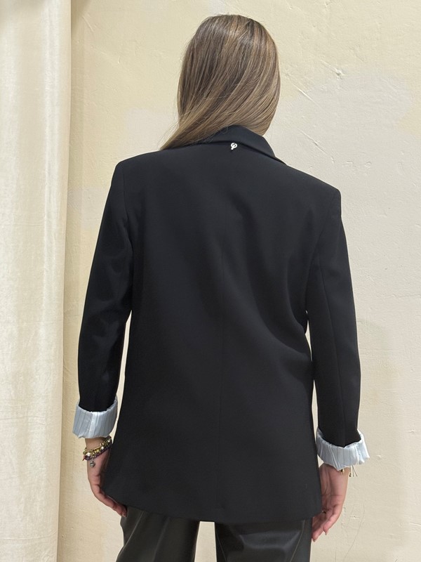 PHILIA LOFT Giacca monopetto dritta con spille