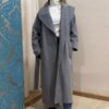SOUVENIR Cappotto maxi collo con cintura