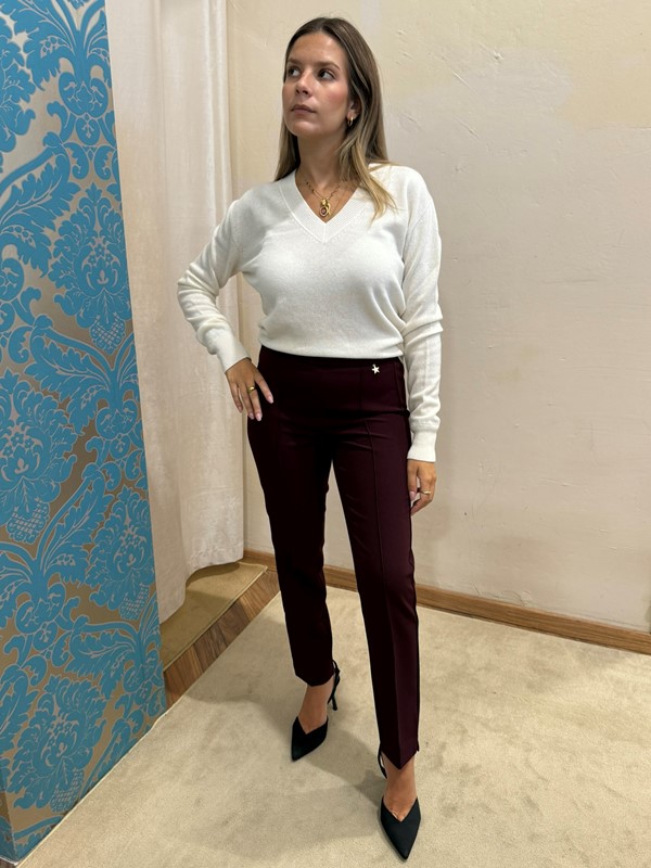 B636B67A9953AAA07B16AE70369D27BF_ SOUVENIR Pantalone a sigaretta con elastico dietro