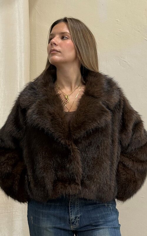 giacca PHILIA LOFT ecopelliccia donna