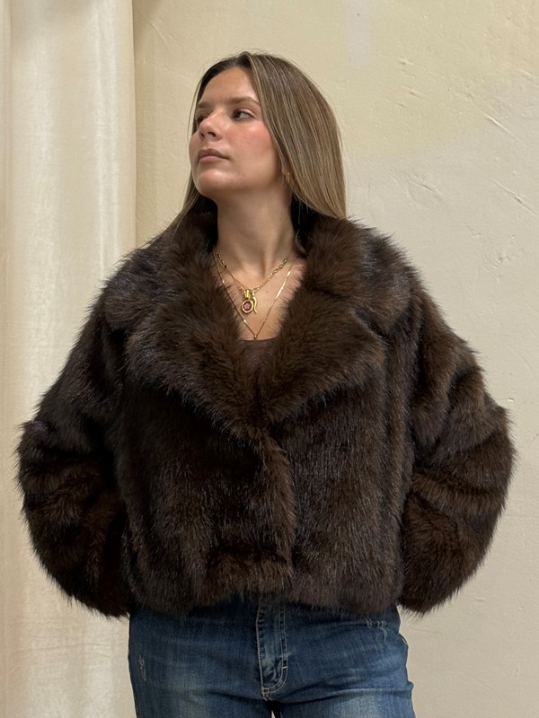 giacca PHILIA LOFT ecopelliccia donna