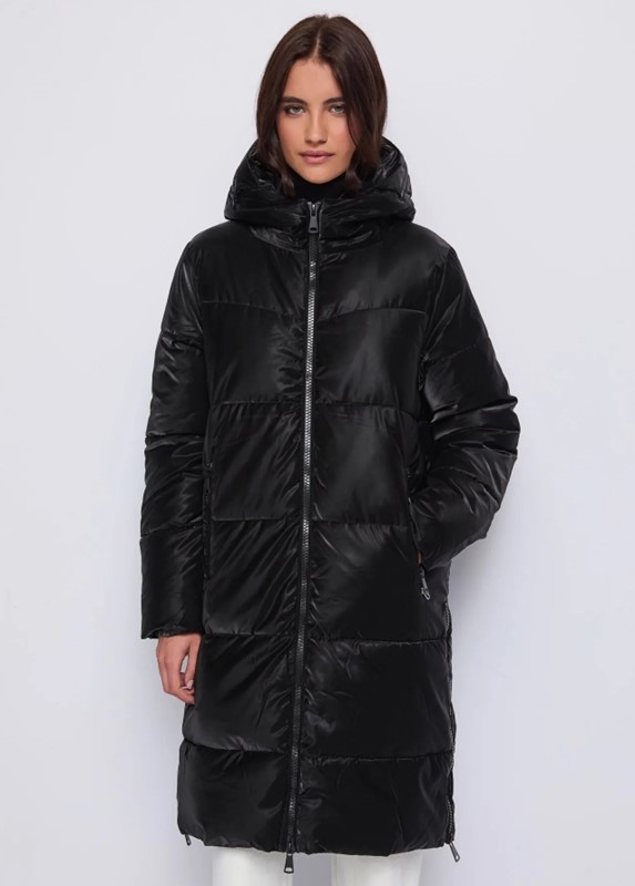 piumino DENNY ROSE lungo con cappuccio donna piumino DENNY ROSE lungo con cappuccio donna