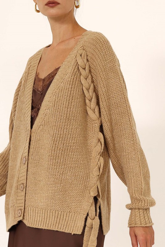 cardigan PHILIA LOFT con trecce