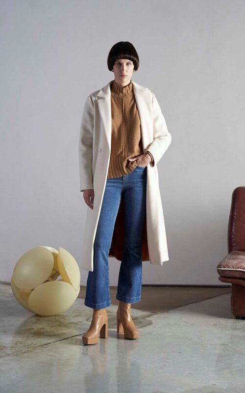 cappotto midi H2O doppiopetto