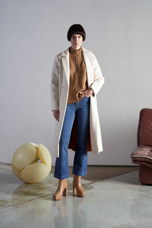 cappotto midi H2O doppiopetto