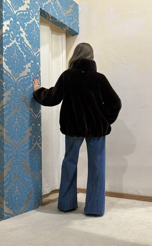 SOUVENIR Ecopelliccia con zip