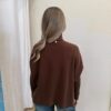 SOUVENIR Maglia collo alto a scatoletta con manica aderente
