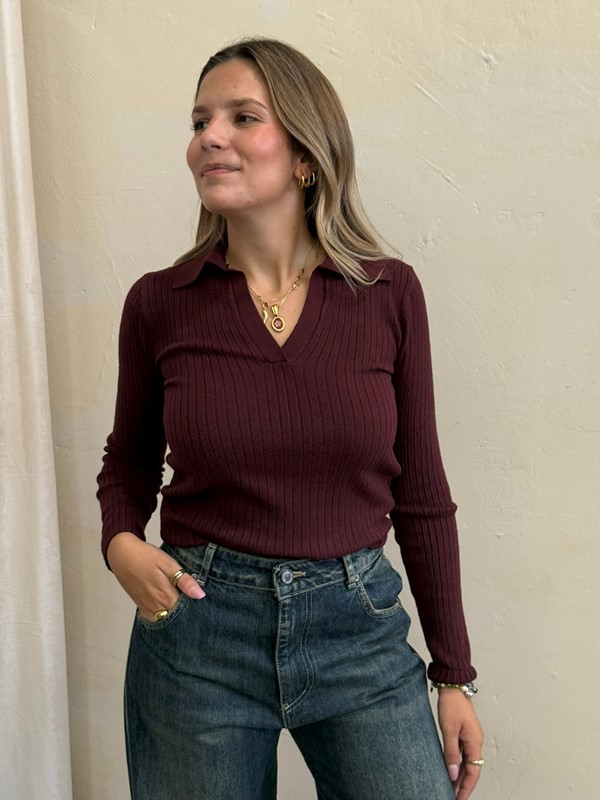 SOUVENIR Maglia  polo a costine