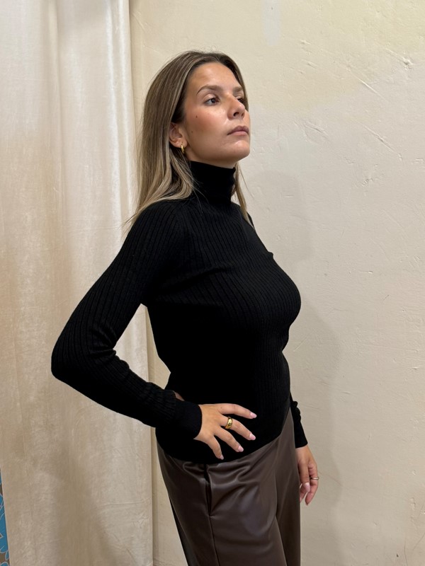 SOUVENIR Maglia collo alto a costine