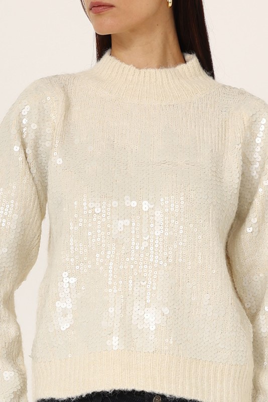 PHILIA LOFT Maglia con paillettes