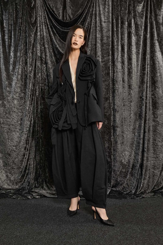 giacca Souvenir apertura anteriore applicazioni tessuto donna giacca Souvenir apertura anteriore applicazioni tessuto donna