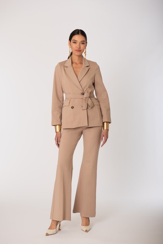 giacca SISTE’S doppiopetto con cintura donna