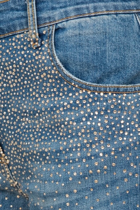 02C0B81078B64DC1EF95E2B8F2BC94CE_ SISTE'S Denim con strass degrade'