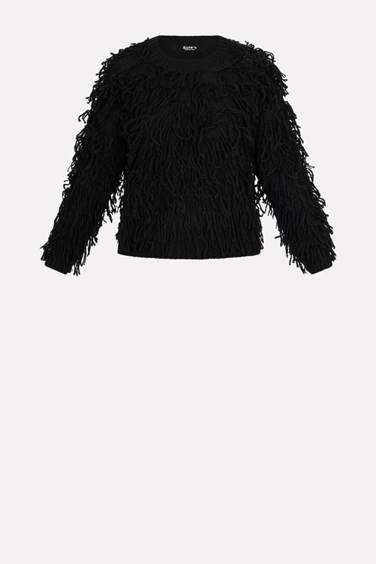 SISTE'S Maglia girocollo con frange