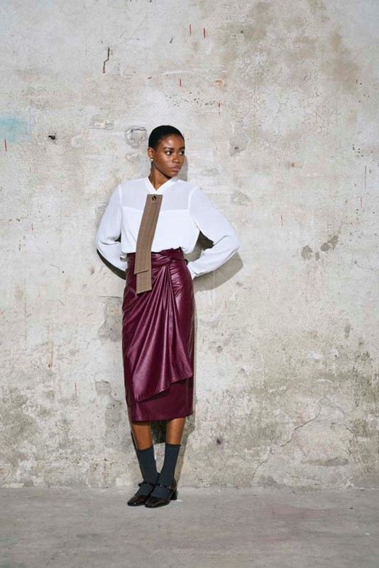 gonna ecopelle H2O con nodo