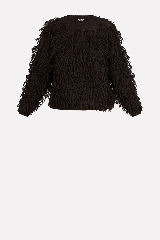 SISTE'S Maglia girocollo con frange