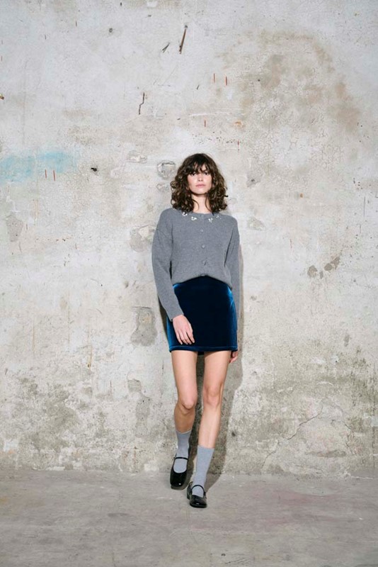 761BAF176B11634658A46D1A4E9AACFD_ H2O Cardigan girocollo con strass