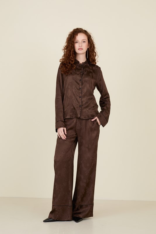 SOUVENIR Camicia con colletto alla coreana